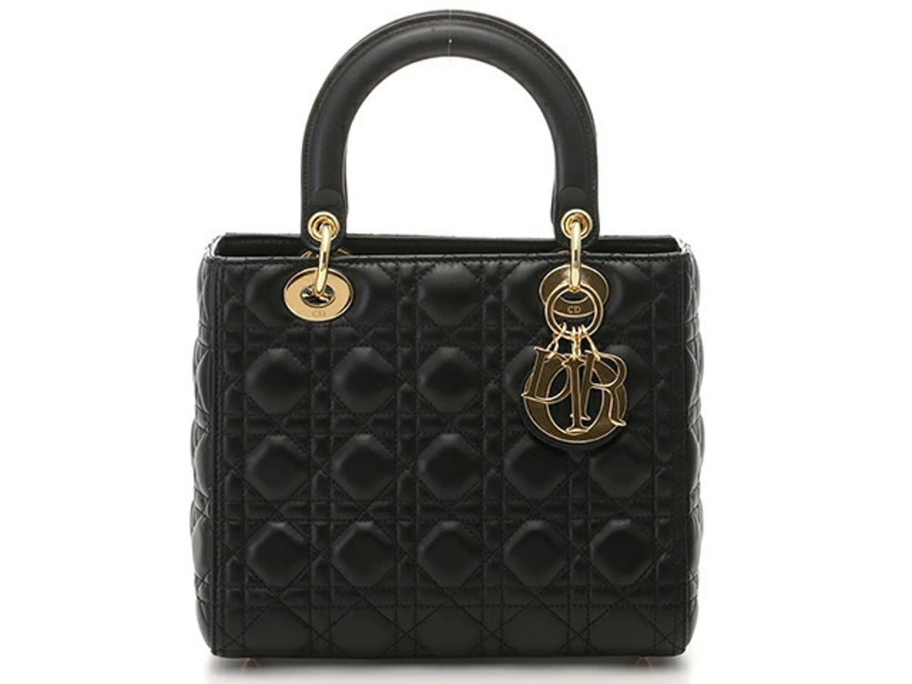 Christian Dior Lady Handbag Black